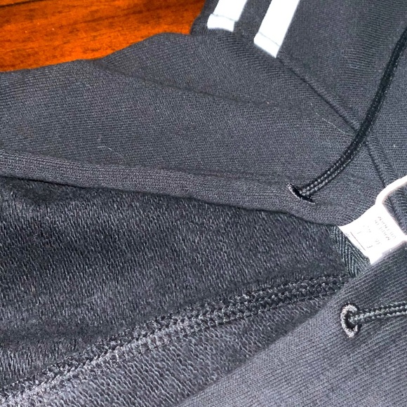 Brand new adidas cropped hoodie in black - Picture 3 of 4